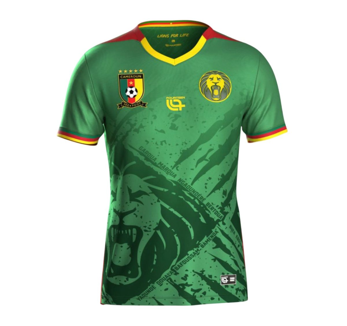 Camiseta Camerún 24/25 1ª equipación