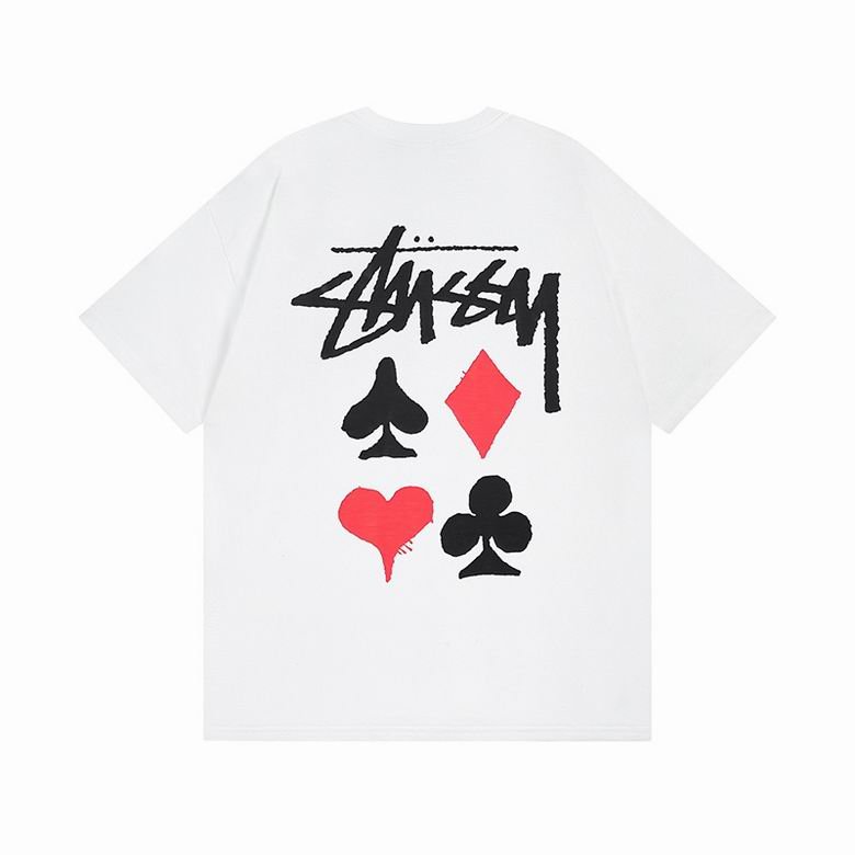 T-shirt STÜSSY Blanc POKER