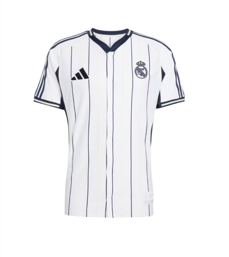 Real Madrid 25/26 US Pack baseball shirt