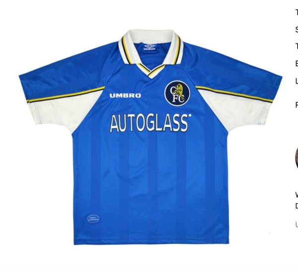 Chelsea 98/99 retro home shirt