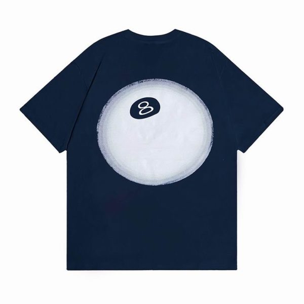 T-shirt STÜSSY Bleu Marine Billar