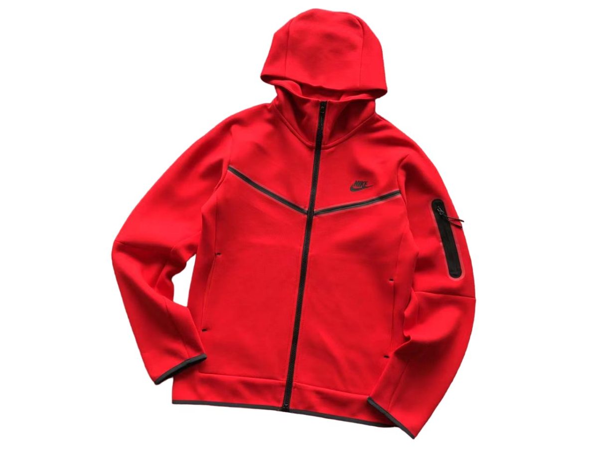 Nike Tech Fleece red sweatshirt