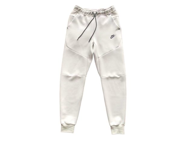 Pantalón Largo Nike Tech Fleece Blanco