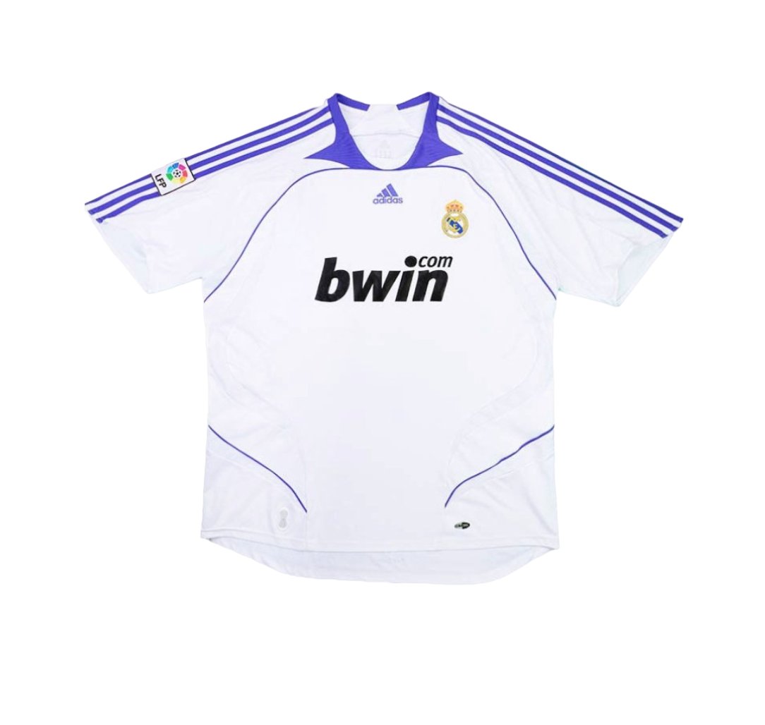 Real Madrid 07/08 retro home shirt