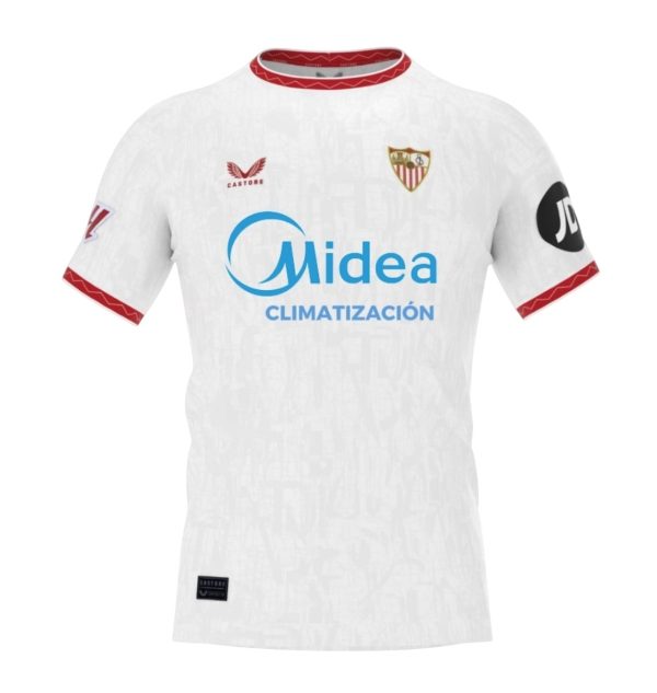 Maillot domicile Sevilla FC 24/25 avec sponsor