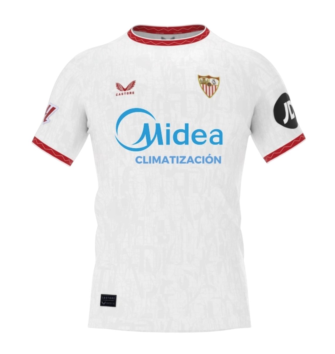Maillot domicile Sevilla FC 24/25 avec sponsor