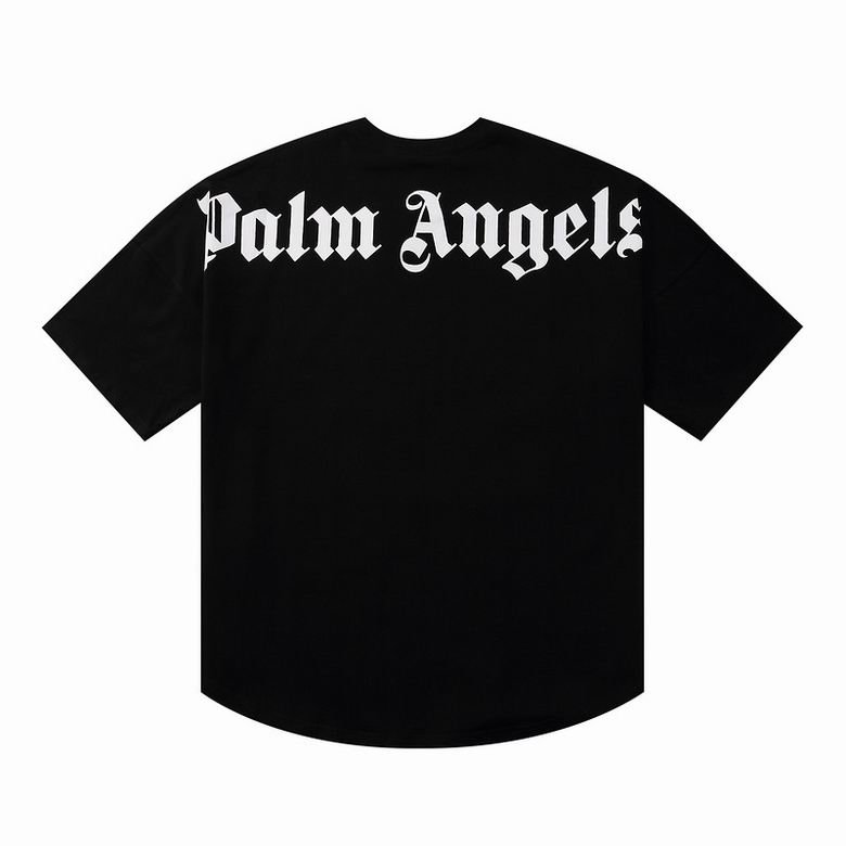 T-shirt Palm Angels noir et blanc