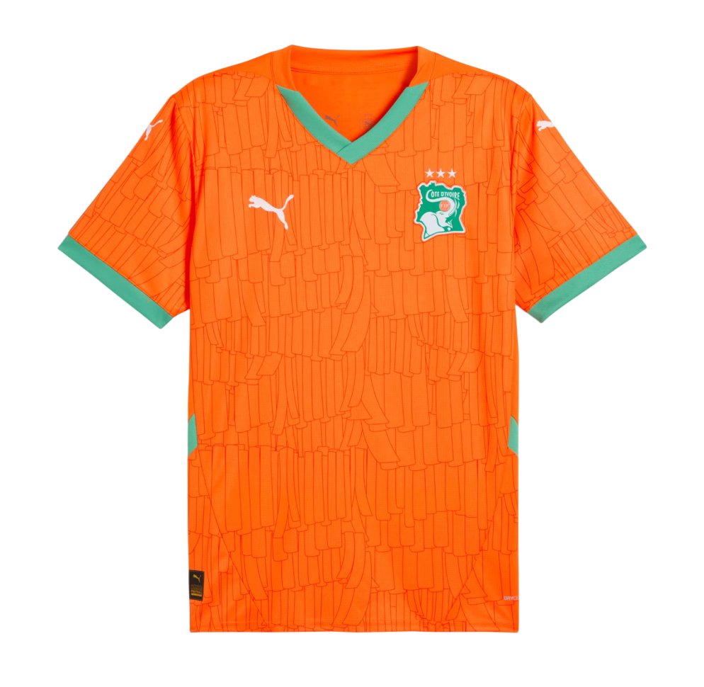 Maillot domicile Côte d'Ivoire 2025