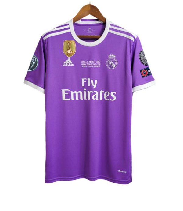 Camiseta Retro Real Madrid 16/17 2ª Equipación - Edición Final Champions League