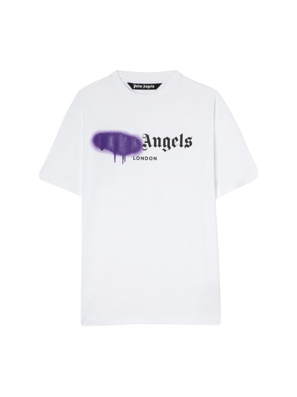 T-shirt Palm Angels Graffiti Purple