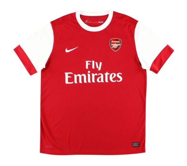 Maillot domicile rétro Arsenal 10/11