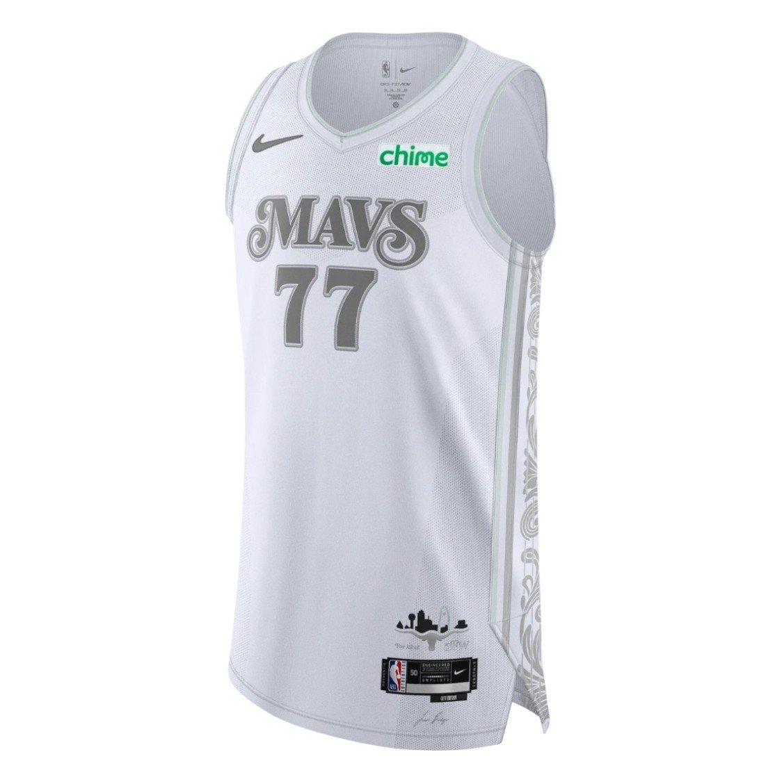 Maillot City Dallas Mavericks Spurs 24/25