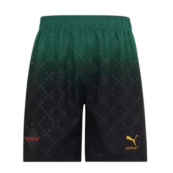 Short AC Milan noir x OFF-WHITE
