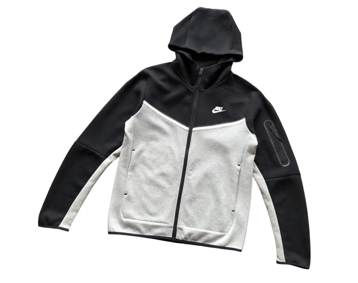 Sudadera Nike Tech Fleece Negra y Gris
