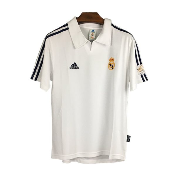 Real Madrid 2002 retro home shirt