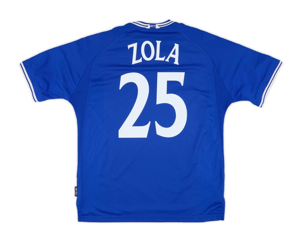 Chelsea 99/01 retro home shirt, image 2