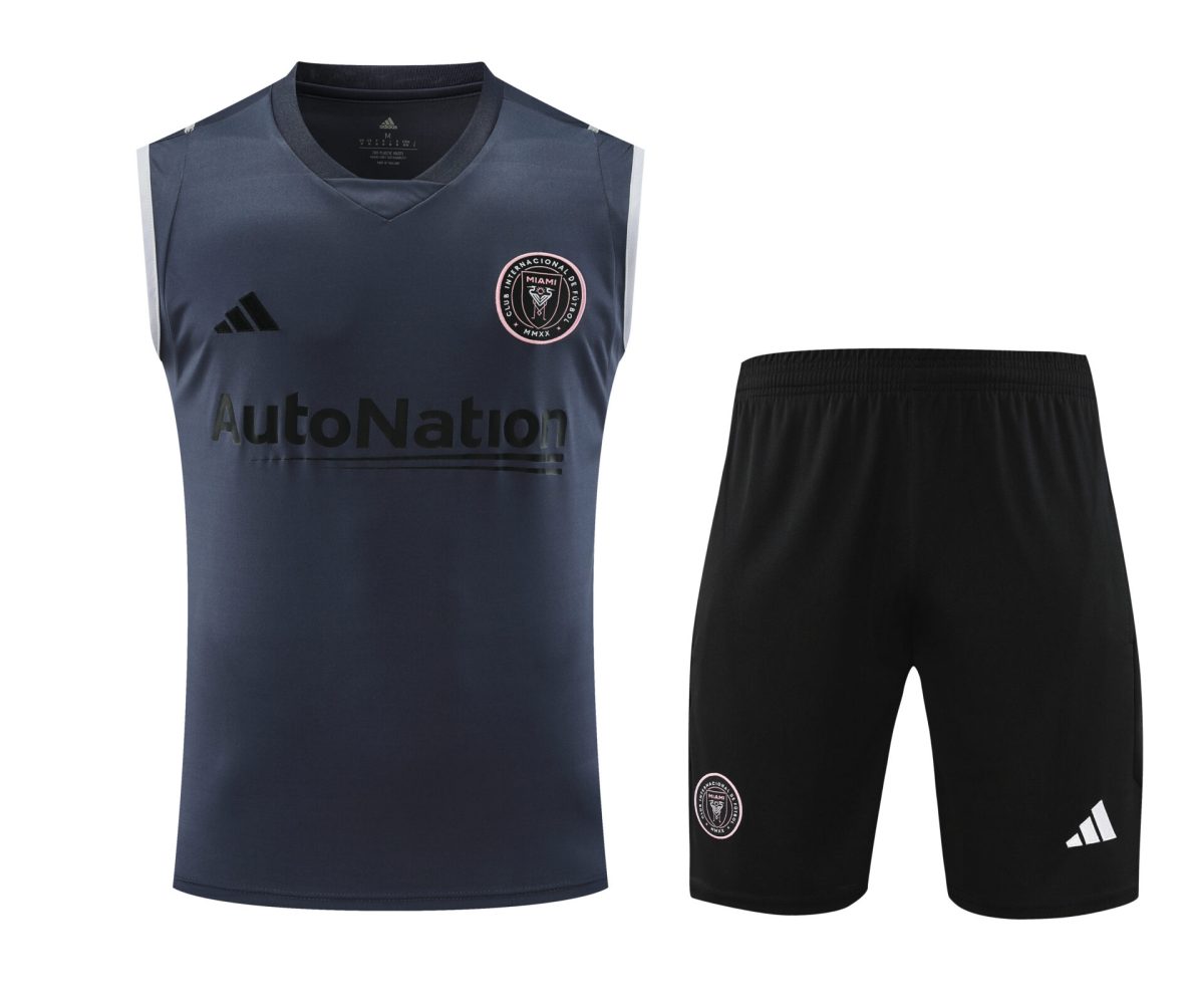 Ensemble débardeur Inter Miami gris foncé