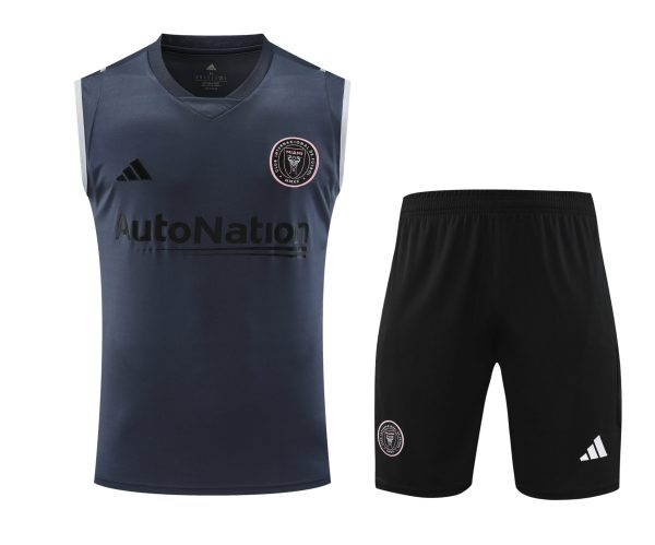 Conjunto tirantes Inter Miami gris oscuro