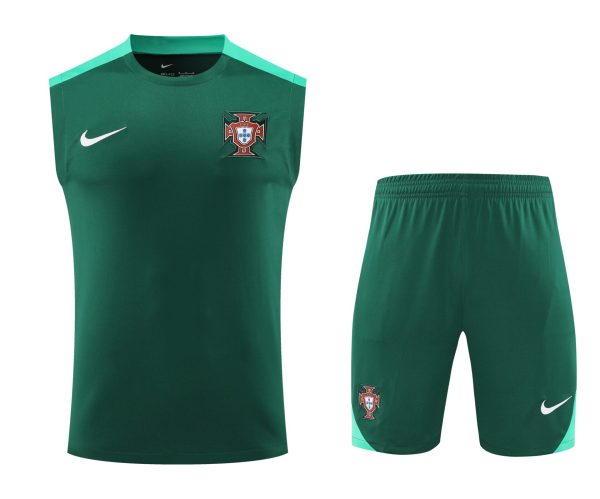 Ensemble débardeur Portugal vert foncé