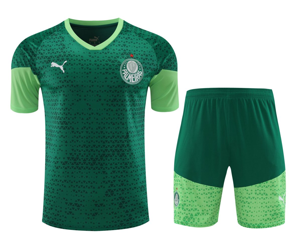 Ensemble d'échauffement Palmeiras vert foncé