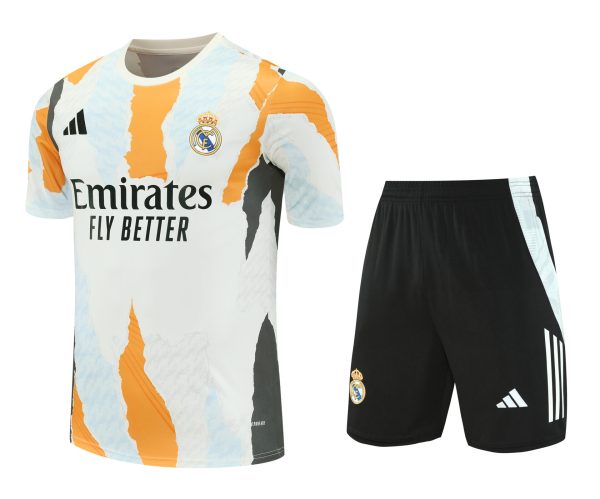 Real Madrid white tiger warm-up set