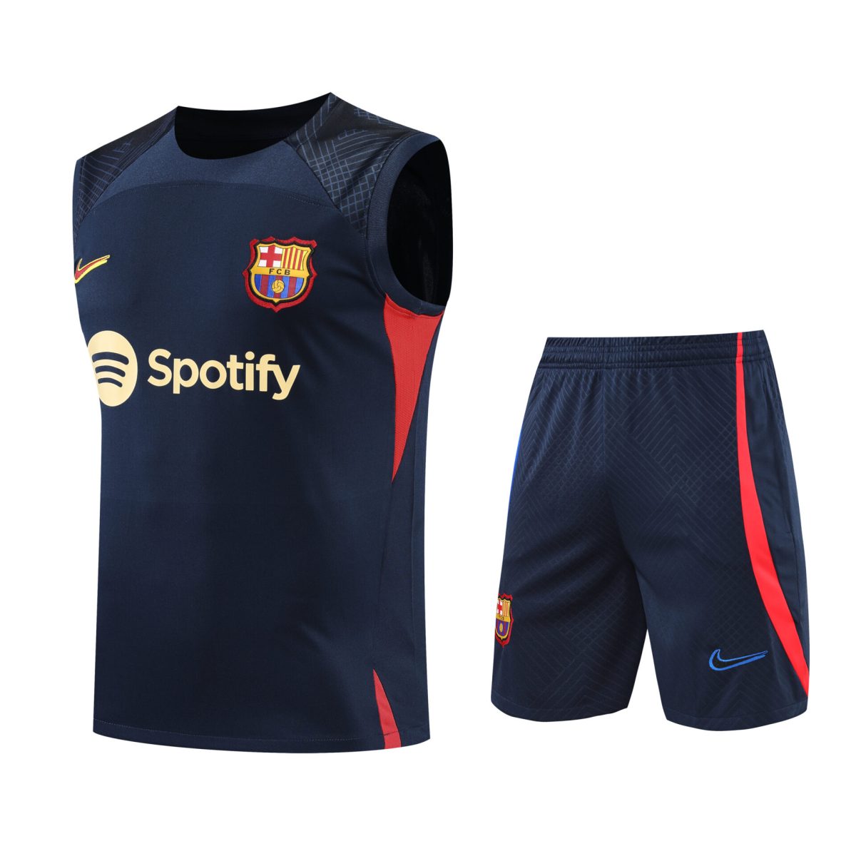 FC Barcelona black and red sleeveless kit, image 2