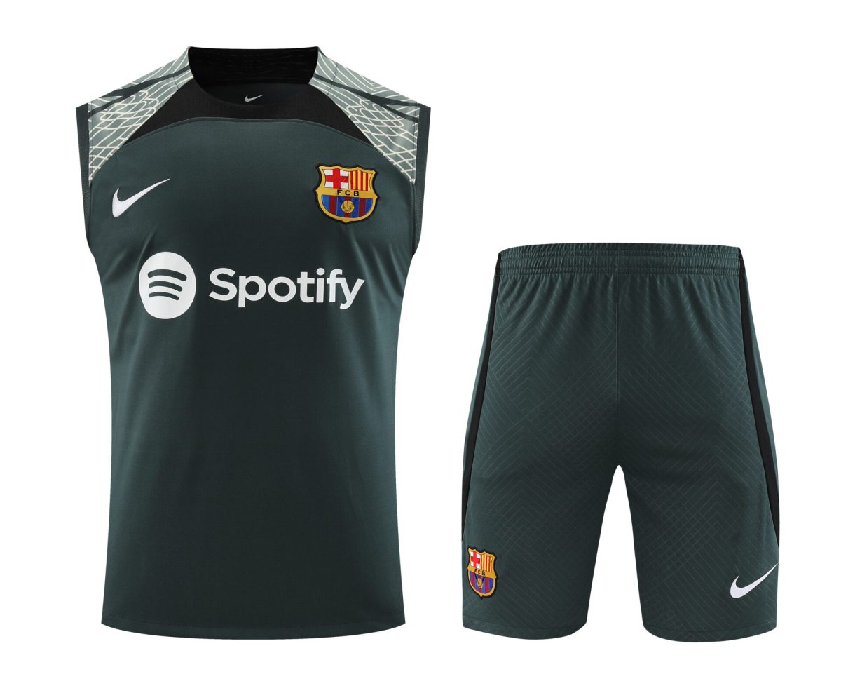 FC Barcelona black red sleeveless kit