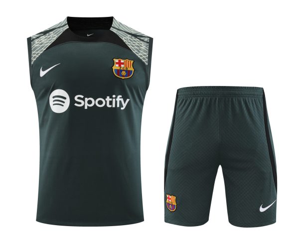 FC Barcelona black red sleeveless kit