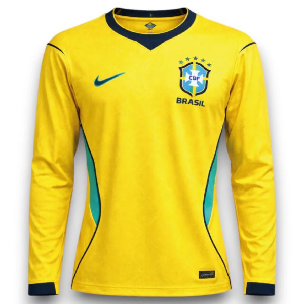 Brazil 26/27 home long sleeve shirt